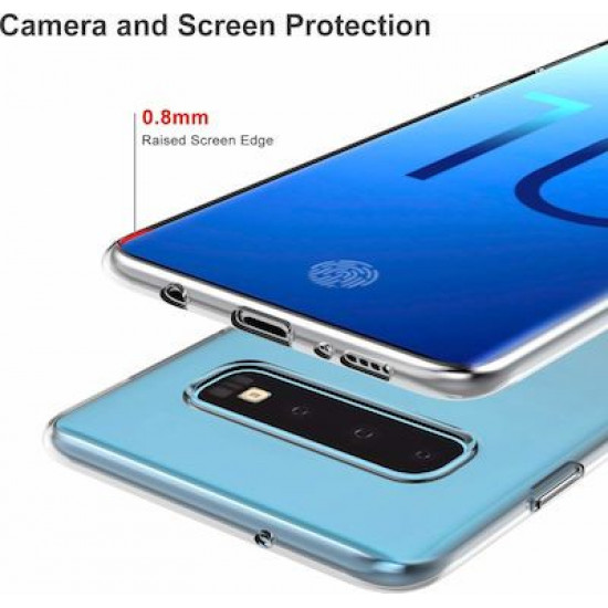 Silicon Case For Samsung S10 Clear