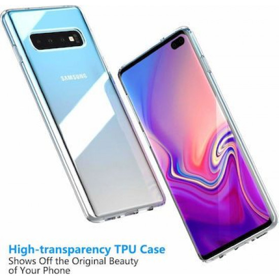Silicon Case For Samsung S10 Clear