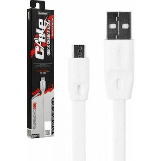 REMAX  DATA Cable Full Speed microUSB White