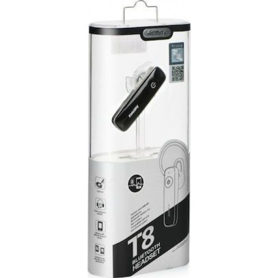 REMAX  Bluetooth Earphone RB-T8 Black