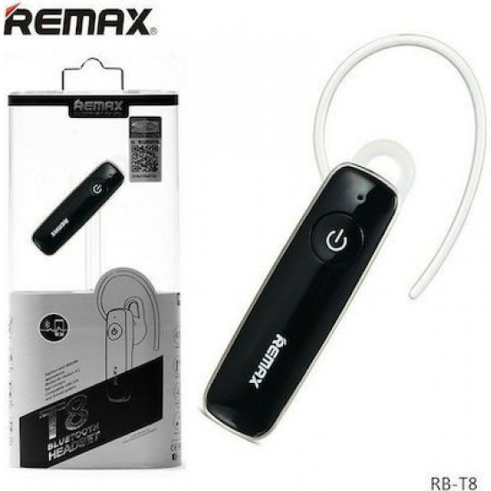 REMAX  Bluetooth Earphone RB-T8 Black