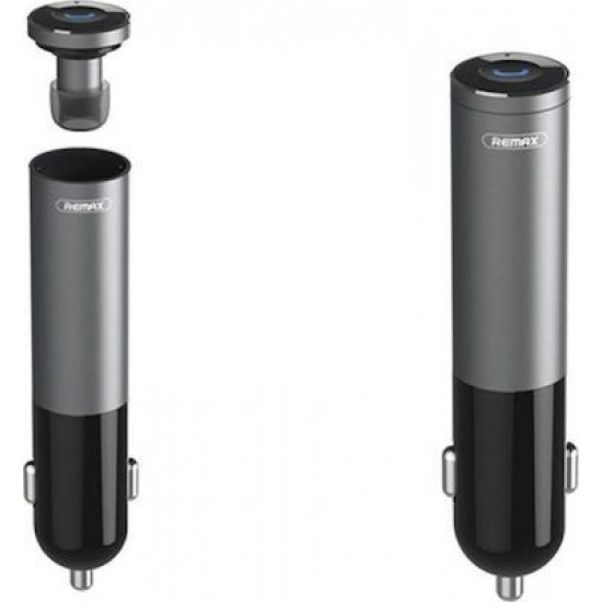 REMAX  Bluetooth Earphone + 12V II Charger RB-T11C Black