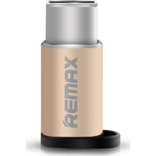 REMAX  Adapter micro to Type-C Gold