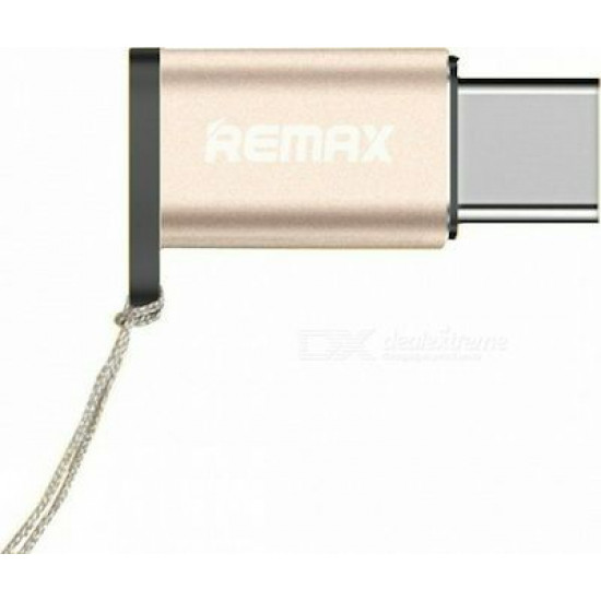 REMAX  Adapter micro to Type-C Gold