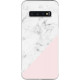 Silicon Marble Case Samsung S10 SM9 White/Pink