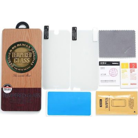 REMAX  TEMPERED Glass Round Cut 0.2mm For iPhone 6/6s Metal
