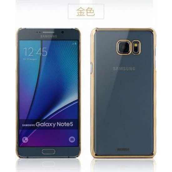 REMAX  Back Cover CLEAR For Samsung NOTE 5 Gold