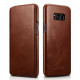 iCarer-Xoomz RS 99001 PU Leather Samsung S8 Brown