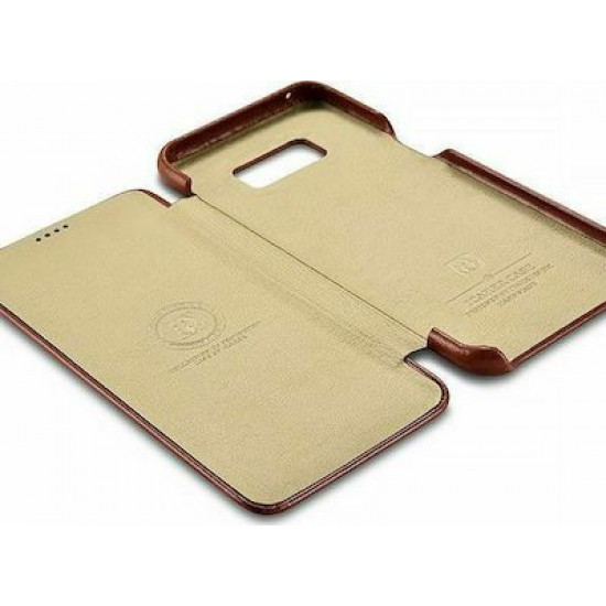 iCarer-Xoomz RS 99001 PU Leather Samsung S8 Brown
