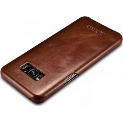 iCarer-Xoomz RS 99001 PU Leather Samsung S8 Brown