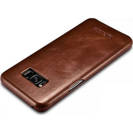 iCarer-Xoomz RS 99001 PU Leather Samsung S8 Brown