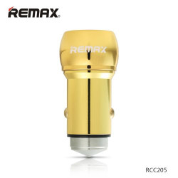 REMAX  Adapter USB 12V DUAL 2.4A Gold
