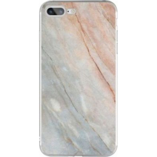 Silicon Marble Case iPhone 7/8 Plus SM7 Blue/Pink