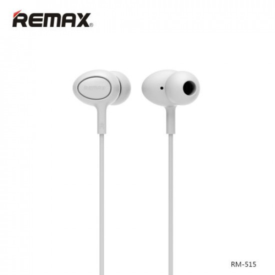 REMAX  Earphones RM-515 3.5mm White