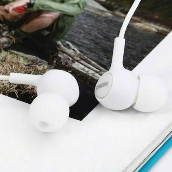 REMAX  Earphones RM-515 3.5mm White