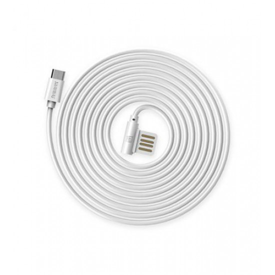 REMAX  DATA Cable RAYEN microUSB White