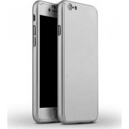 360 Full Cover & Temp.Glass iPhone 7/8 Plus Silver