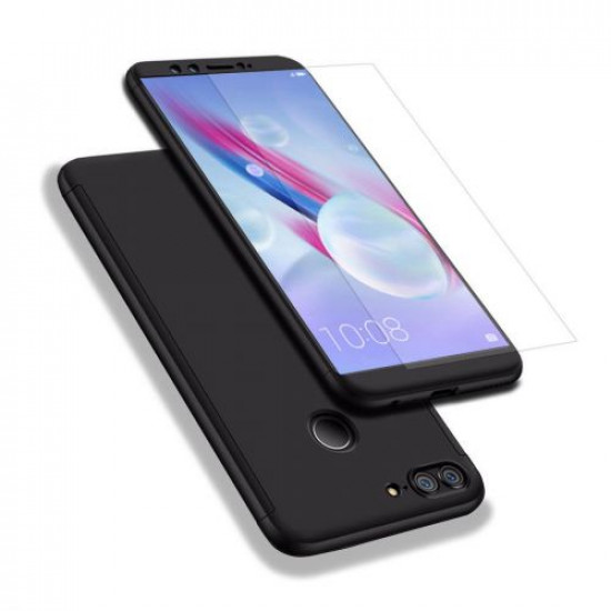 360 Full Cover & Temp.Glass Huawei Honor 9 Lite Black