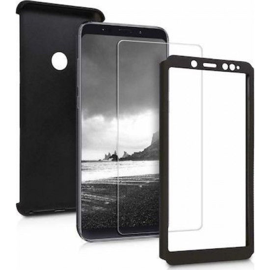 360 Full Cover & Temp.Glass Xiaomi Redmi S2 Black