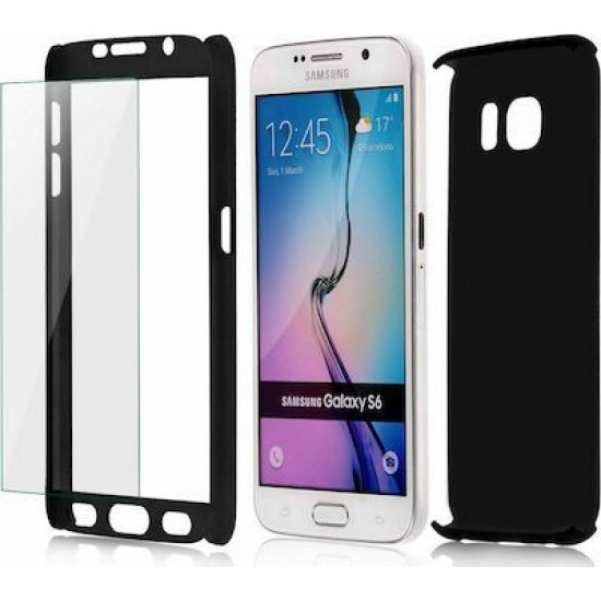 360 Full Cover & Temp.Film Samsung S9 Black
