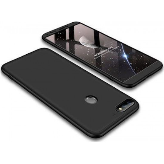 360 Full Cover & Temp.Glass Huawei Y7 Prime 18 Black