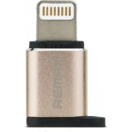 REMAX  OTG Adapter micro to Apple Gold