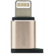 REMAX  OTG Adapter micro to Apple Gold
