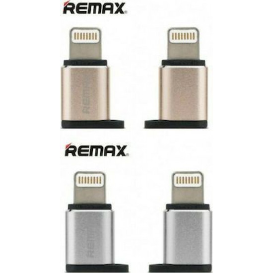 REMAX  OTG Adapter micro to Apple Gold