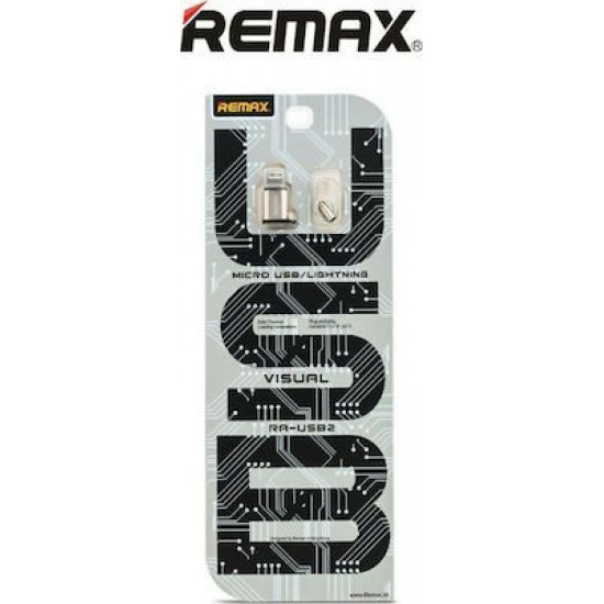 REMAX  OTG Adapter micro to Apple Gold