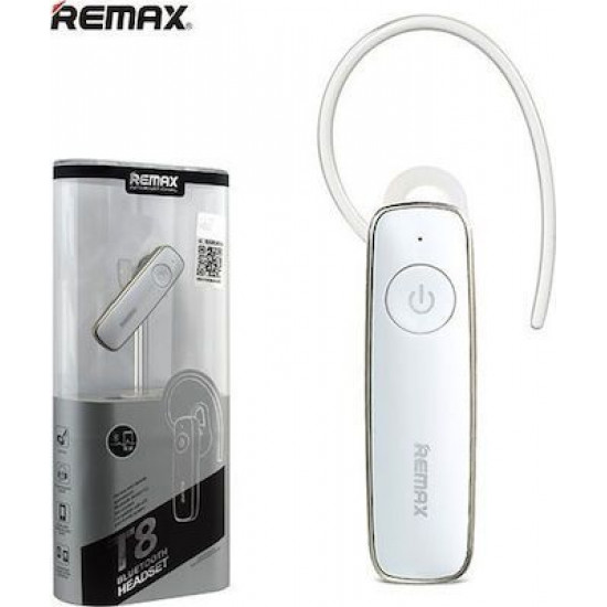 REMAX  Bluetooth Earphone RB-T8 White
