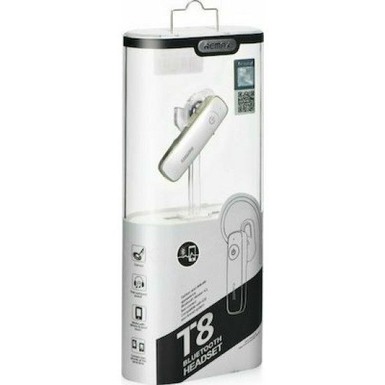 REMAX  Bluetooth Earphone RB-T8 White