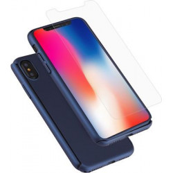 360 Full Cover & Temp.Glass iPhone 7/8 Plus Dark Blue
