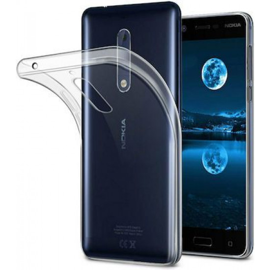 Silicon Case 0.3mm NOKIA 5 Clear