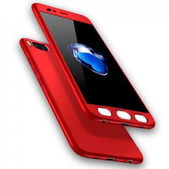 360 Full Cover & Temp.Glass Xiaomi Mi A1/Mi 5X  Red