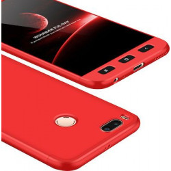 360 Full Cover & Temp.Glass Xiaomi Mi A1/Mi 5X  Red