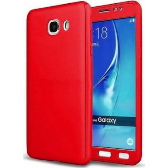 360 Full Cover & Temp.Glass Samsung A5 17 Red