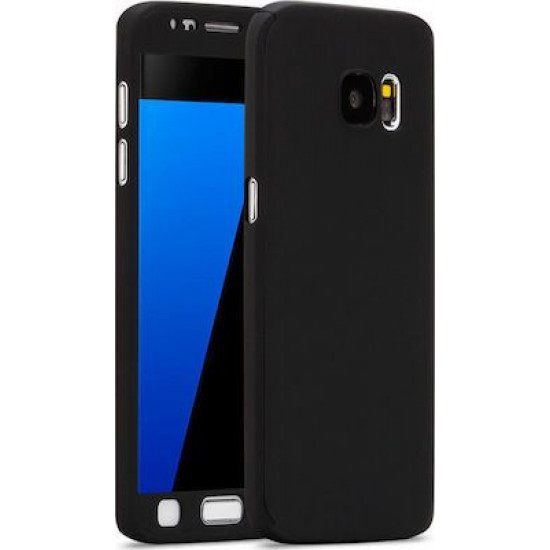 360 Full Cover & Temp.Glass Samsung J7 17 Black