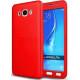 360 Full Cover & Temp.Glass Samsung J7 16 Red