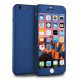 360 Full Cover & Temp.Glass iPhone 6/6s Plus Dark Blue