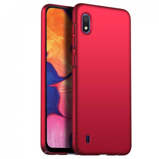 360 Full Cover & Temp.Glass Samsung A10/M10 Red