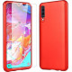 360 Full Cover & Temp.Glass Samsung A70 Red