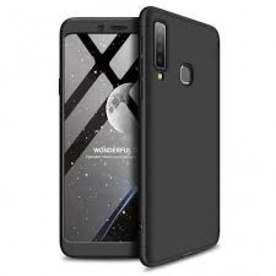 360 Full Cover & Temp.Glass Samsung A9 18 Black