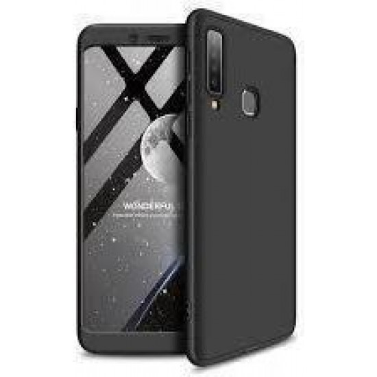 360 Full Cover & Temp.Glass Samsung A9 18 Black