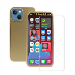 360 Full Cover & Temp.Glass iPhone 13  Gold