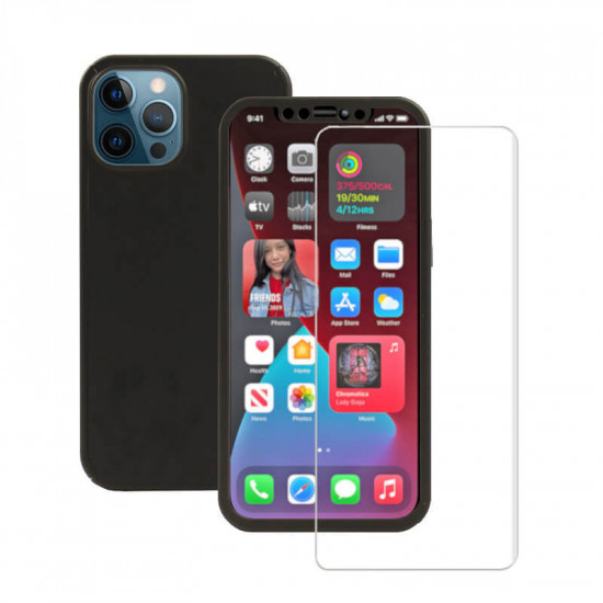 360 Full Cover & Temp.Glass iPhone 13 Pro Max Black