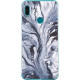 Silicon Marble Case Huawei Y9 2019 SM2 Blue/White