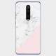 Silicon Marble Case Xiaomi K20 Pro/Mi 9T SM9 White/Pink