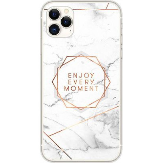 Silicon Marble Case iPhone 11 Pro SM16 White/Gold