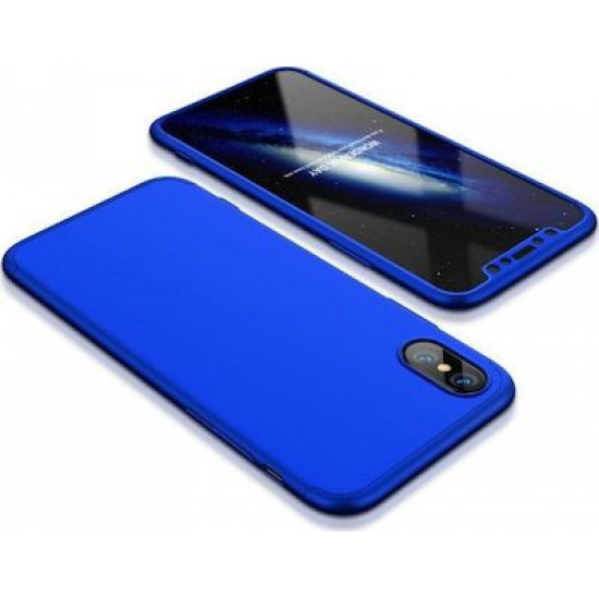 360 Full Cover & Temp.Glass iPhone XR Blue