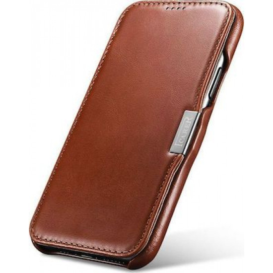 iCarer RIX 1107 iPhone 11 Pro Side-Open Brown